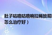 肚子咕嚕咕嚕響拉稀放屁吃什么藥（肚子一直叫還放屁拉稀怎么治療好）
