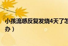 小孩流感反復(fù)發(fā)燒4天了怎么辦（小孩流感反復(fù)發(fā)燒3天怎么辦）