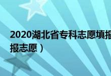2020湖北省?？浦驹柑顖?bào)時(shí)間（2022湖北專科什么時(shí)候填報(bào)志愿）