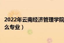2022年云南經(jīng)濟管理學(xué)院招生計劃及招生人數(shù)（各省都招什么專業(yè)）