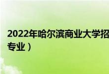 2022年哈爾濱商業(yè)大學(xué)招生計劃及招生人數(shù)（各省都招什么專業(yè)）