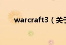 warcraft3（關(guān)于warcraft3的介紹）