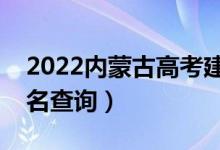 2022內蒙古高考建筑類一分一段表（成績排名查詢）