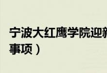 寧波大紅鷹學(xué)院迎新網(wǎng)入口（入學(xué)流程及注意事項）