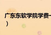 廣東東軟學(xué)院學(xué)費一覽表（廣東東軟學(xué)院學(xué)費）