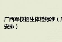 廣西軍校招生體檢標(biāo)準(zhǔn)（廣西2022軍隊(duì)院校招生體檢時(shí)間及安排）