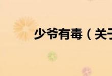少爺有毒（關(guān)于少爺有毒的介紹）