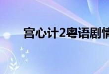 宮心計(jì)2粵語劇情（講的是什么故事）