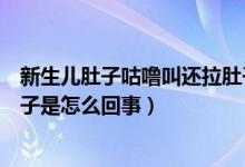 新生兒肚子咕嚕叫還拉肚子（新生兒肚子咕嚕咕嚕響還拉肚子是怎么回事）