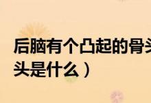 后腦有個(gè)凸起的骨頭圖片（后腦有個(gè)凸起的骨頭是什么）