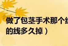 做了包莖手術(shù)那個(gè)線多久才能掉（做包莖手術(shù)的線多久掉）