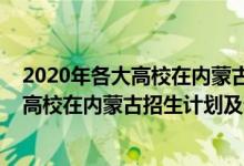 2020年各大高校在內(nèi)蒙古的錄取分?jǐn)?shù)線（2022年全國(guó)各大高校在內(nèi)蒙古招生計(jì)劃及錄取分?jǐn)?shù)線）