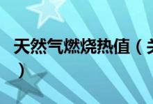 天然氣燃燒熱值（關(guān)于天然氣燃燒熱值的介紹）