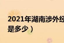 2021年湖南涉外經(jīng)濟(jì)學(xué)院學(xué)費（各專業(yè)學(xué)費是多少）
