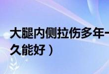 大腿內(nèi)側(cè)拉傷多年一直不好（大腿內(nèi)側(cè)拉傷多久能好）