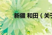 新疆 和田（關(guān)于新疆 和田的介紹）