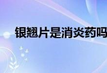 銀翹片是消炎藥嗎（銀翹片是消炎藥嗎）