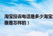 淘寶投訴電話是多少淘寶怎么投訴賣家（淘寶投訴電話和步驟是怎樣的）