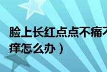 臉上長(zhǎng)紅點(diǎn)點(diǎn)不痛不癢（臉上長(zhǎng)紅點(diǎn)點(diǎn)不痛不癢怎么辦）