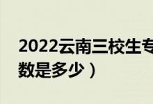 2022云南三校生專科錄取分?jǐn)?shù)線（?？婆?jǐn)?shù)是多少）