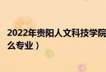 2022年貴陽人文科技學(xué)院招生計(jì)劃及招生人數(shù)（各省都招什么專業(yè)）