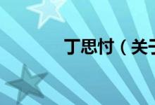 丁思忖（關(guān)于丁思忖的介紹）