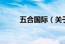 五合國際（關(guān)于五合國際的介紹）