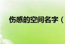 傷感的空間名字（比較傷感的空間名字）