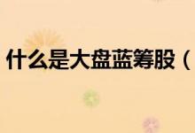 什么是大盤藍(lán)籌股（大盤藍(lán)籌股的意思介紹）