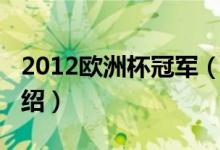 2012歐洲杯冠軍（關(guān)于2012歐洲杯冠軍的介紹）