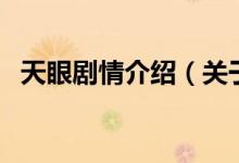 天眼劇情介紹（關(guān)于天眼劇情介紹的介紹）