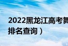 2022黑龍江高考舞蹈表演一分一段表（成績(jī)排名查詢）