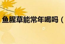 魚腥草能常年喝嗎（魚腥草經(jīng)常喝有害處嗎）
