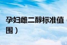 孕婦雌二醇標(biāo)準(zhǔn)值（孕婦雌二醇正常值參考范圍）