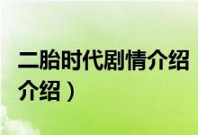二胎時代劇情介紹（關(guān)于二胎時代劇情介紹的介紹）