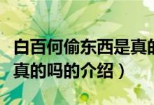 白百何偷東西是真的嗎（關于白百何偷東西是真的嗎的介紹）
