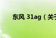 東風(fēng) 31ag（關(guān)于東風(fēng) 31ag的介紹）