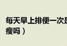每天早上排便一次是否正常（每天早上排便會(huì)瘦嗎）