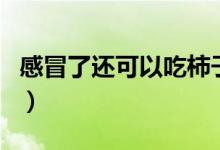 感冒了還可以吃柿子嗎（感冒了可以吃柿子嗎）
