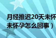 月經(jīng)推遲20天未懷孕怎么辦（月經(jīng)推遲20天未懷孕怎么回事）