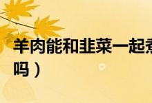 羊肉能和韭菜一起煮嗎（羊肉能和韭菜一起吃嗎）
