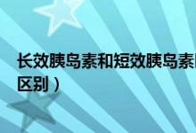 長效胰島素和短效胰島素區(qū)別（長效胰島素和短效胰島素的區(qū)別）