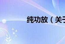 純功放（關于純功放的介紹）