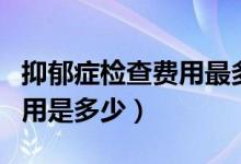 抑郁癥檢查費(fèi)用最多是多少（抑郁癥的檢查費(fèi)用是多少）