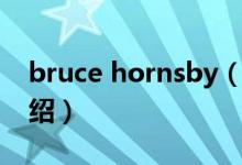 bruce hornsby（關(guān)于bruce hornsby的介紹）