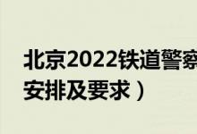 北京2022鐵道警察學(xué)院報考須知（面試時間安排及要求）