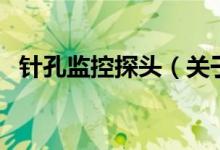 針孔監(jiān)控探頭（關(guān)于針孔監(jiān)控探頭的介紹）
