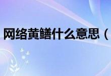 網絡黃鱔什么意思（網絡黃鱔的意思是什么）