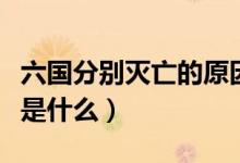六國(guó)分別滅亡的原因（六國(guó)滅亡的原因和順序是什么）