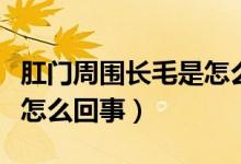 肛門周圍長毛是怎么回事兒（肛門周圍長毛是怎么回事）
